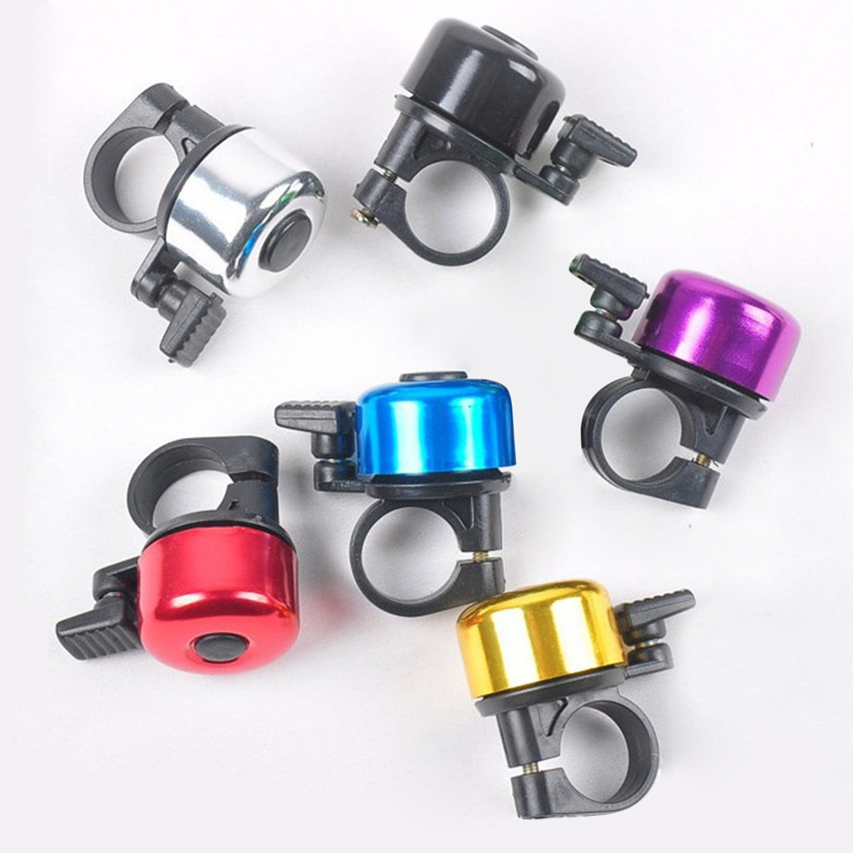 For Safety Cycling Bicycle Handlebar Metal Black Bike Bell Horn Sound Alarm A