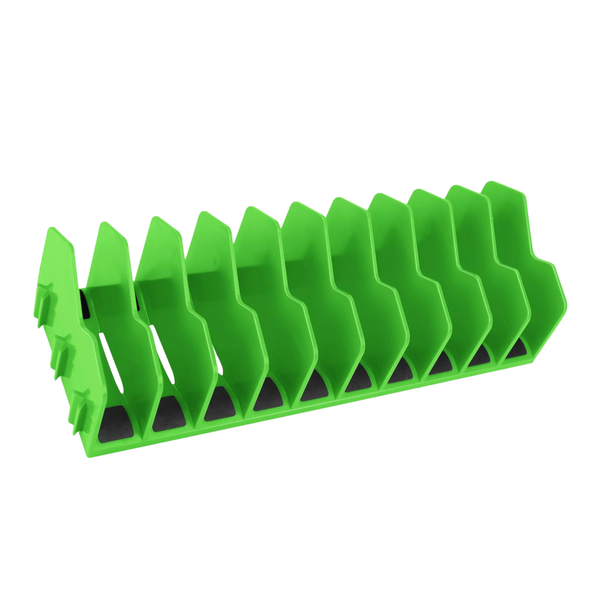 Tool Organizer 10-Slot Spanner Storage Holder Pliers Cutters Rack Fit 3&rdquo; ABS
